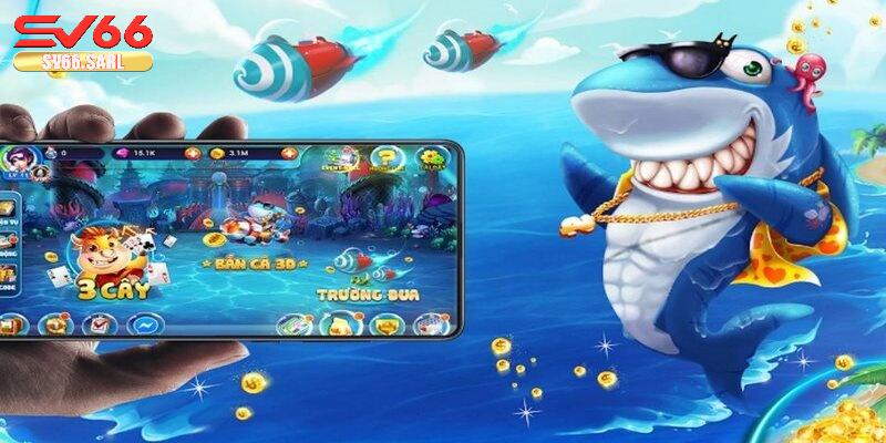 Quan sát di chuyển của cá trong game